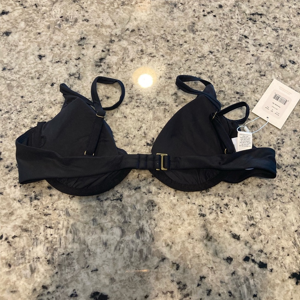 Andie Swim The Sicily Top Black Bikini - Picture 3 of 3